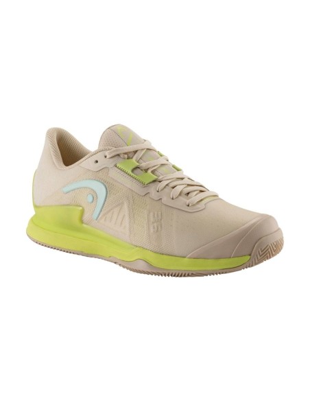 Head Sprint Pro 3.5 Clay Beige Amarillo Mujer | Ofertas de pádel